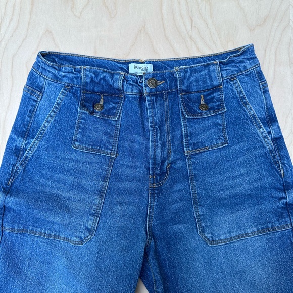 Kensie Astrid High Rise Straight Jeans - Picture 2 of 5